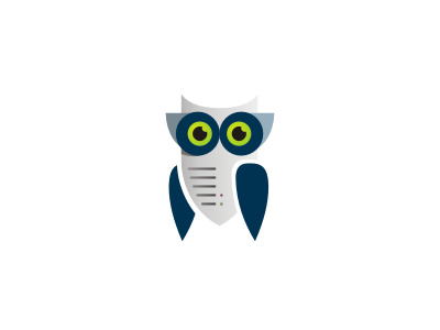 Robohoot animal bird blue eyes gray hoot metal owl robot shield tech wings