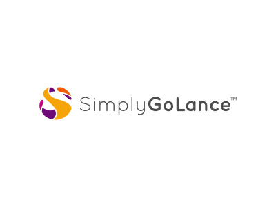 SimplyGoLance abstract animal bird circular colorful dimension freelance globe initials logo multicolor round sphere volume