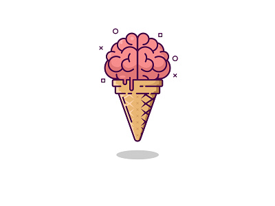 brain ice cream design