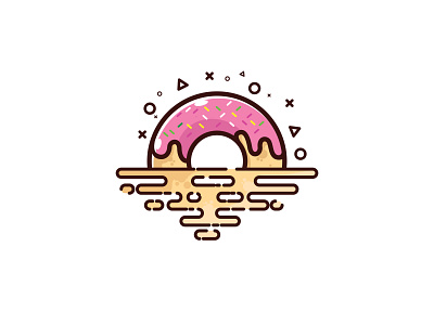 Sun Donuts animation art branding design donuts icon icon design illustration logo typography ui ux vector