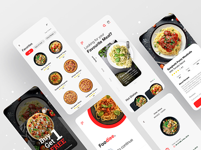 Food Ordering & Delivery UI Kit app delivery delivery service design food app food ordering ios mobile ui uiux ux