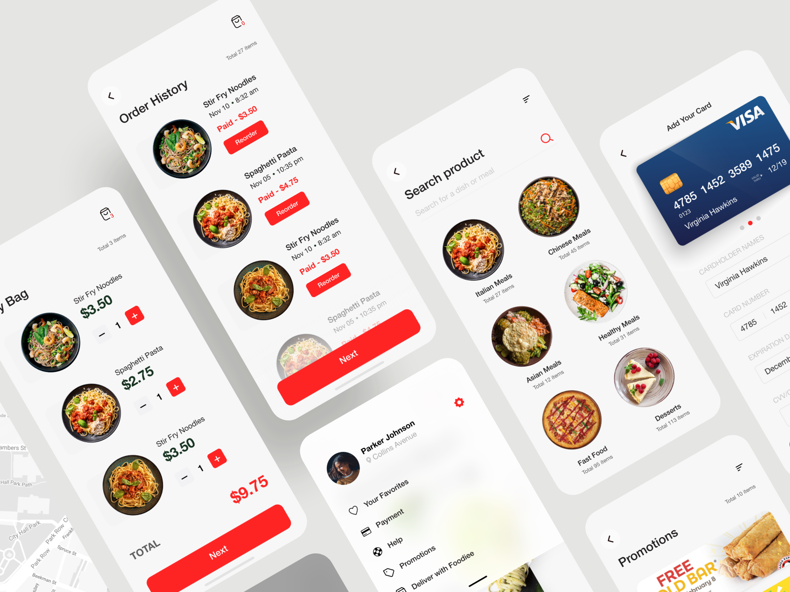 Food Ordering & Delivery UI Kit by Buwaneka Ranatunge on Dribbble