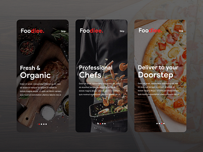 Food Ordering & Delivery UI Kit app delivery app food app food delivery app food ordering foodie mobile ui uiux ux