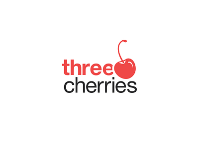 Three Cherries Logo Design brand brandidentity branding brandlogo creative design graphicdesign illustrator logo logodesign minimal photoshop