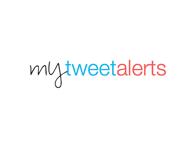 My Tweet Alerts Logo Design