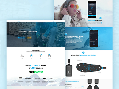 Carv Landing Page app ceffectz design fashion graphic retail shopping store ui ux web webdesign