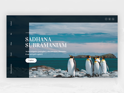 Shanu Subra Website Redesigning ceffectz design photography homepage graphic landing landingpage ui uiux ux web webdesign