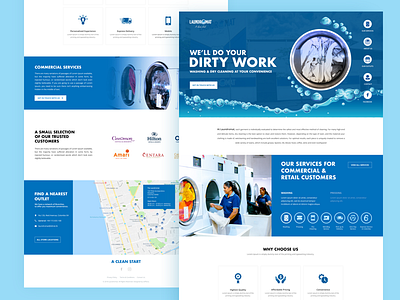 Laundromat Website Redesigning