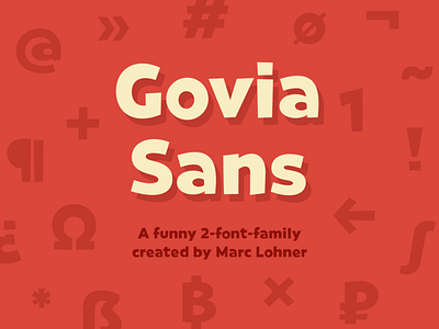 Govia Sans branding cartoon comicfont design fonts graphic type typography