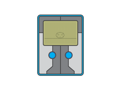 Snooze 90s animated electronic flat gadget gif sleepy tamagotchi toy vector