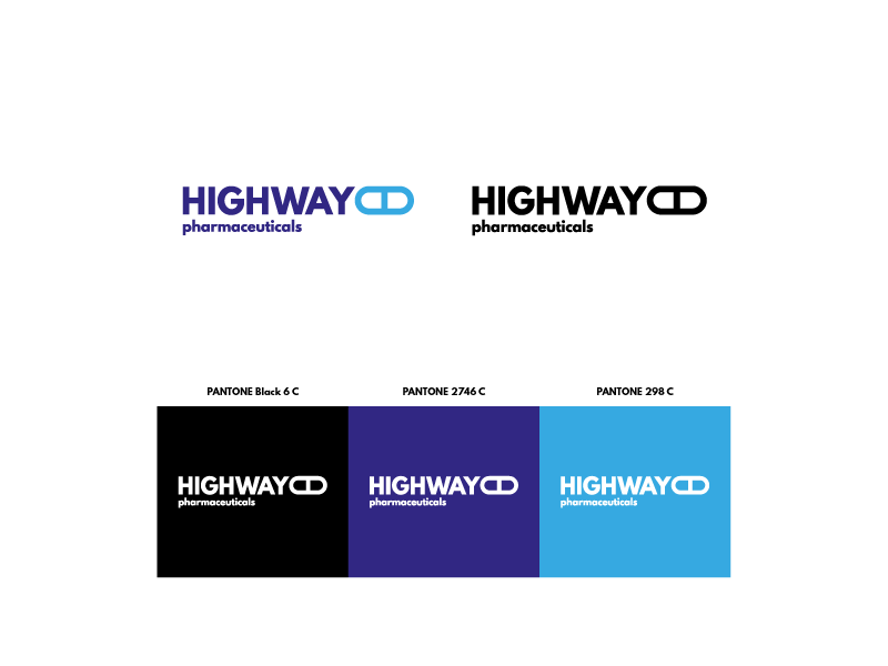 Highway Pharmaceuticals Faux Logo N º 2 By Goncalo Tavares On Dribbble