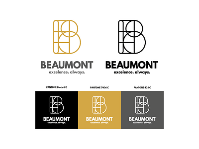 Beaumont [Faux Logo N.º 3] branding color faux logo pantone typography