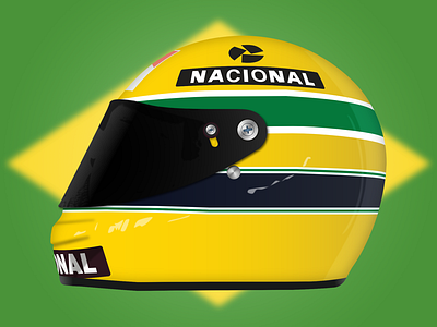 Ayrton Senna Helmet affinitydesigner cars f1 formula 1 helmet racing senna