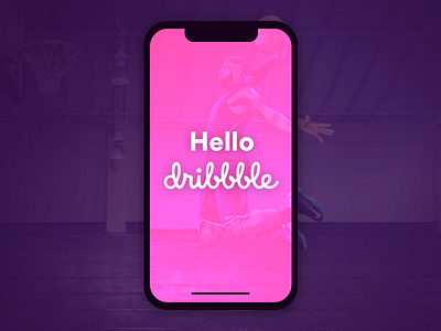 Hello Dribbble, We're ready to play