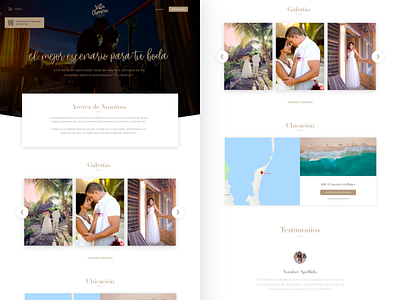 Wedding Venue Website Template beach love template ui ui ux ux website wedding