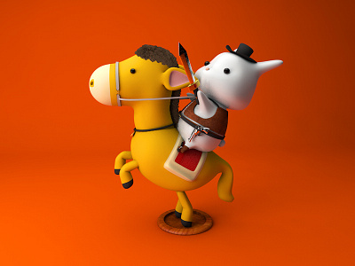 Charge!My pony c4d rabbit