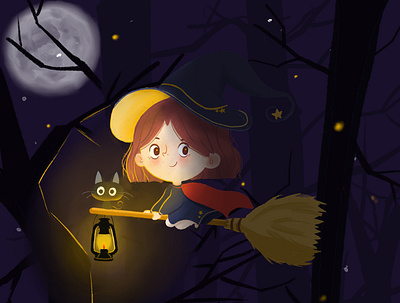 The little witch ipad procreate