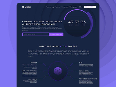 Cryptocurrency ICO Homepage Web Design bitcoin blockchain buy bitcoin crypto crypto design cryptocurrency graphic design ico ui web design website website design