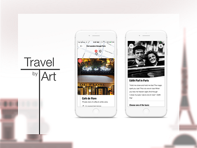 Travel by Art mobile app