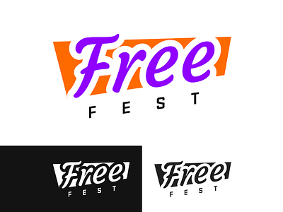 Development of the logo concept for the art picnic "Free Fest" design logo logotype