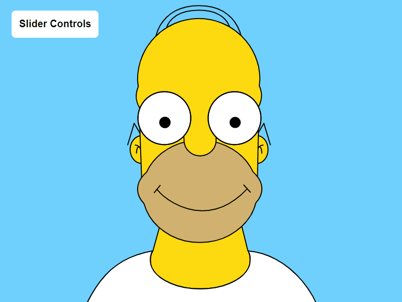 Homer Simpson Face Animation