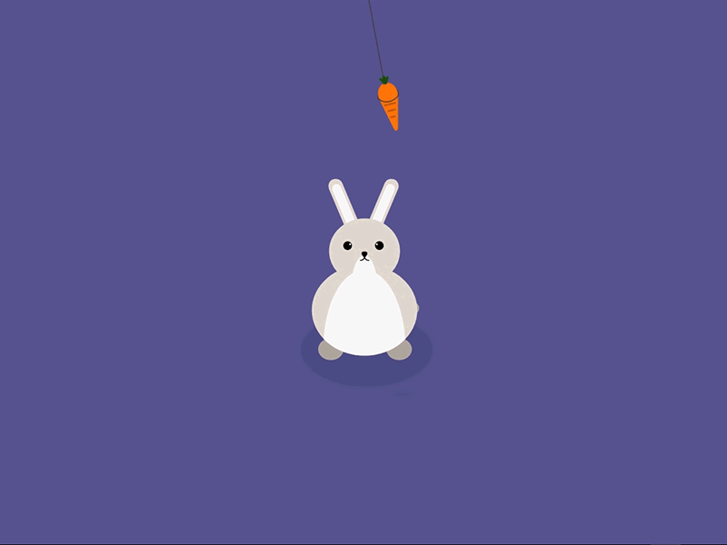 Jumping Bunny animation bunny carrot jumping rabbit