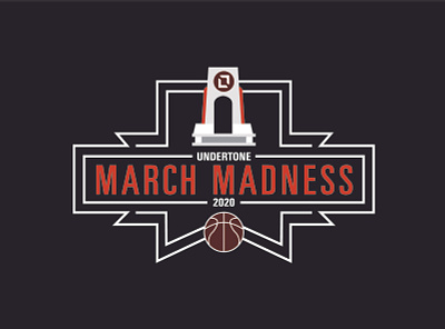 Undertone March Madness basketball illustration logo march madness