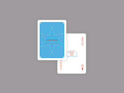 Chicago Cards - Back option 1 chicago illustration playing cards poker star the bean vector
