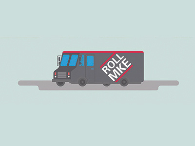 Roll Mke Food Truck food truck illustration milwaukee