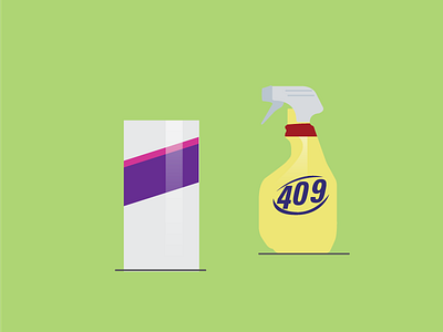 Daily Illustration - Day 4/365 cleaning products daily illustration