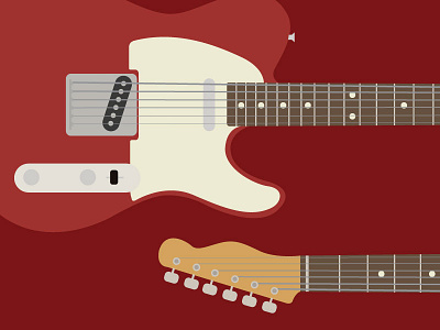 Daily Illustration - Day 25/365 daily illustration guitar telecaster