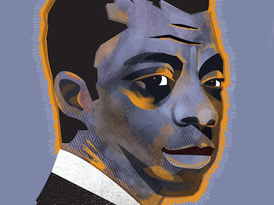 James Baldwin historical figures illustration illustration art illustrations portrait art poster art