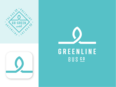 App Logo - Greenline app ci app icon app logo bus company green transport