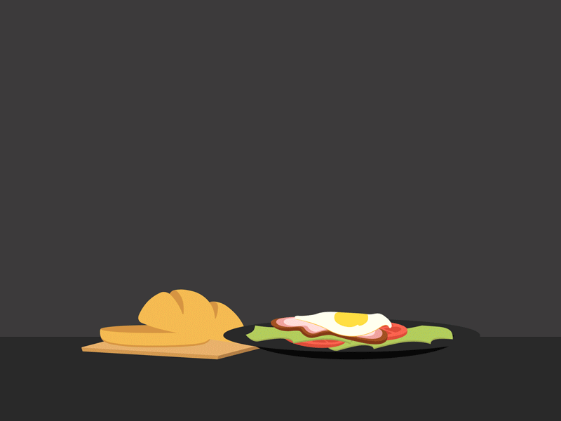 It's so much easier! bread breakfast burger choice egg fastfood hamburger meat plate salad tomatoes