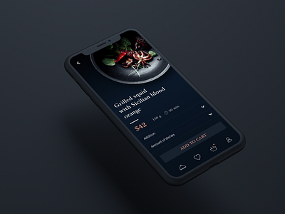 Restaurant UI Concept design mobile app mobile design ui design