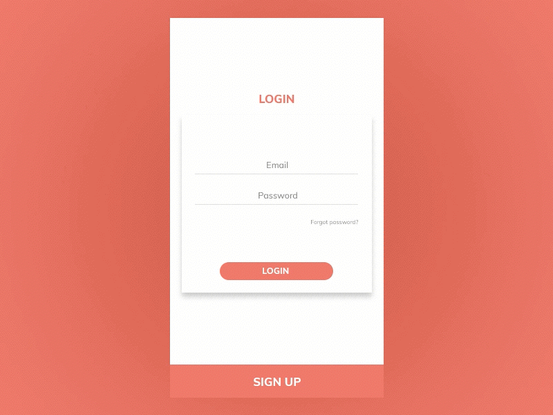 login in and sign up interaction animation in interaction login mobile sign ui up ux