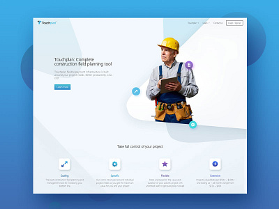 Touchplan Website Design Concept | Pricing