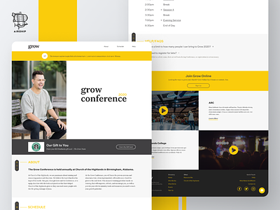 Grow Conference 2020 Landing Page