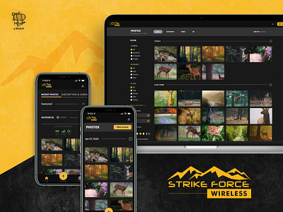 StrikeForce Wireless App Refresh airship app design mobile app ui user experience ux