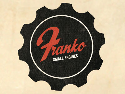 Franko Snmall Engines logo retro branding