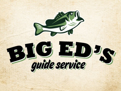 Gorilla76 Big Eds Guide Service branding fishing identity logo outdoors