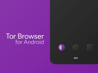 Tor Browser for Android browser iconography material material design mockup tor