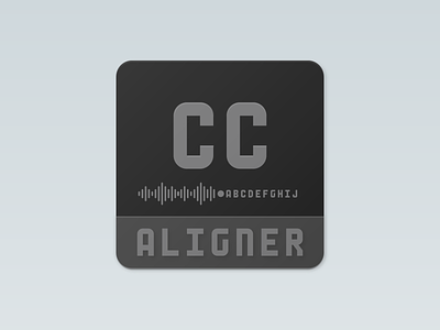 CCAligner github icon iconography icons karaoke material product icon subtitles sync tech typogaphy