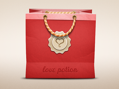 Paper Bag app bag boutique cardboard chic elegant fabric heart icon luxury paper rope shop shopping texture