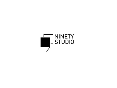 90 Studio Typography Logo Design