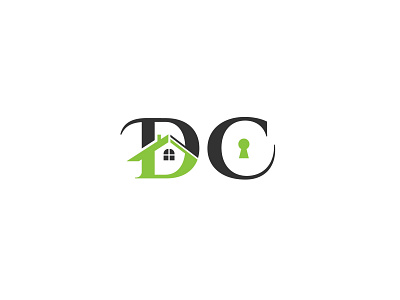 DC / Dencom Real Estate Logo app logo blockchain branding creative logo creative logo design logo design minimalist logo design real estate logo tech logo typography unique logo