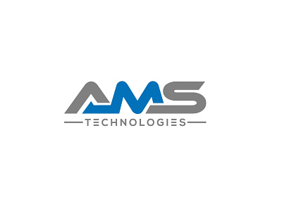 AMS tech Logo ams app logo blockchain branding creative logo creative logo design graphic design minimalist logo design typography unique logo vector