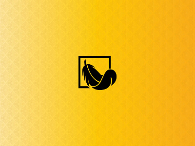 Feather logo icon for selling