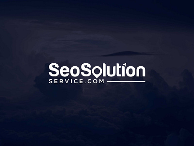 SEO solution minimalist logo