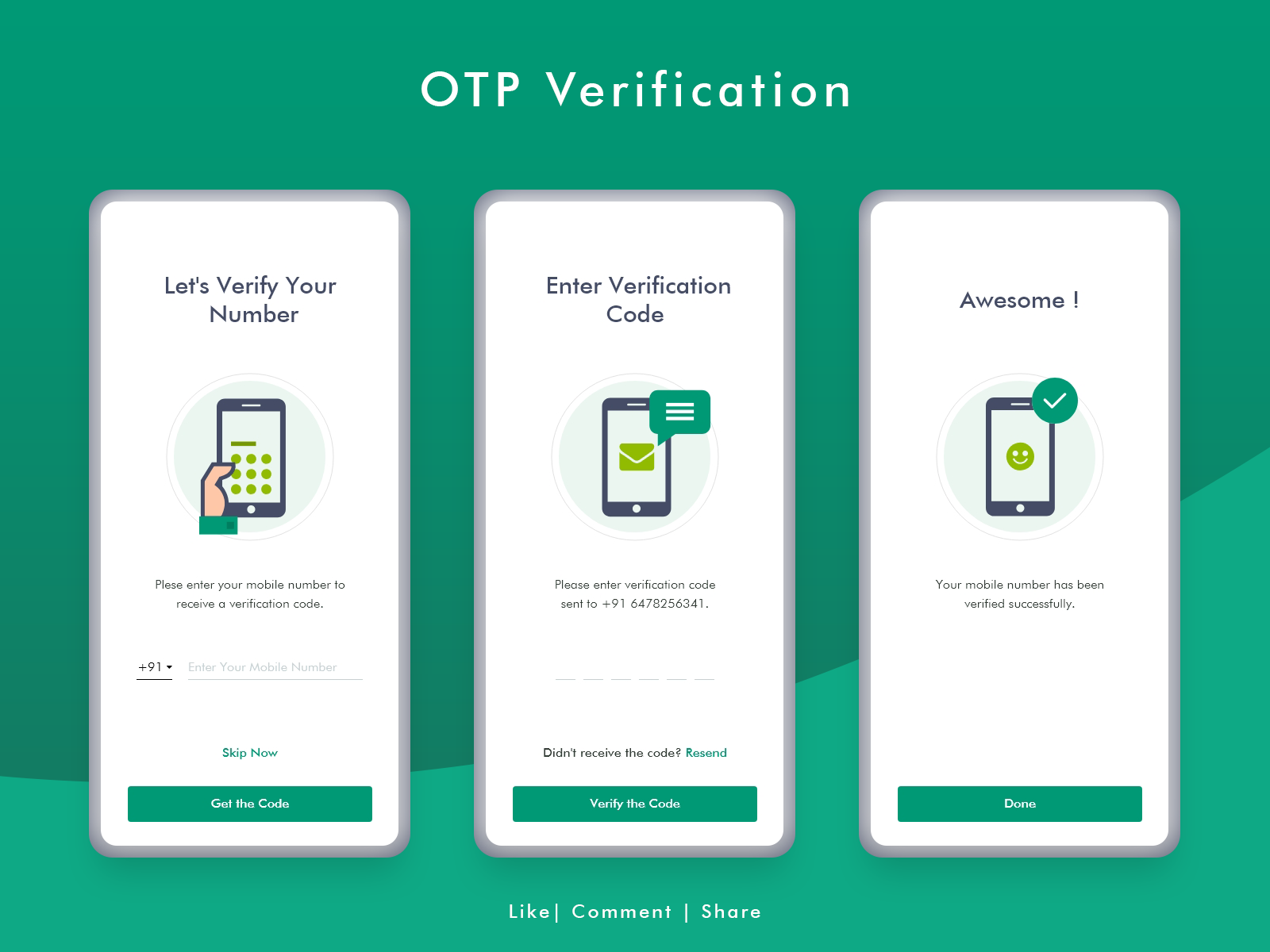 Enter otp. Verification. otp code. отп ux.